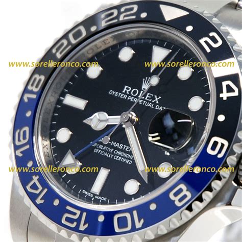 rolex gmt ghiera blu e nera prezzo|rolex gmt master offerte.